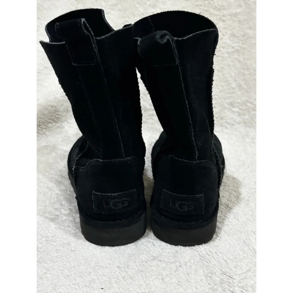 Ugg Black leather suede Boots - Josephine size 9 - Picture 5 of 5